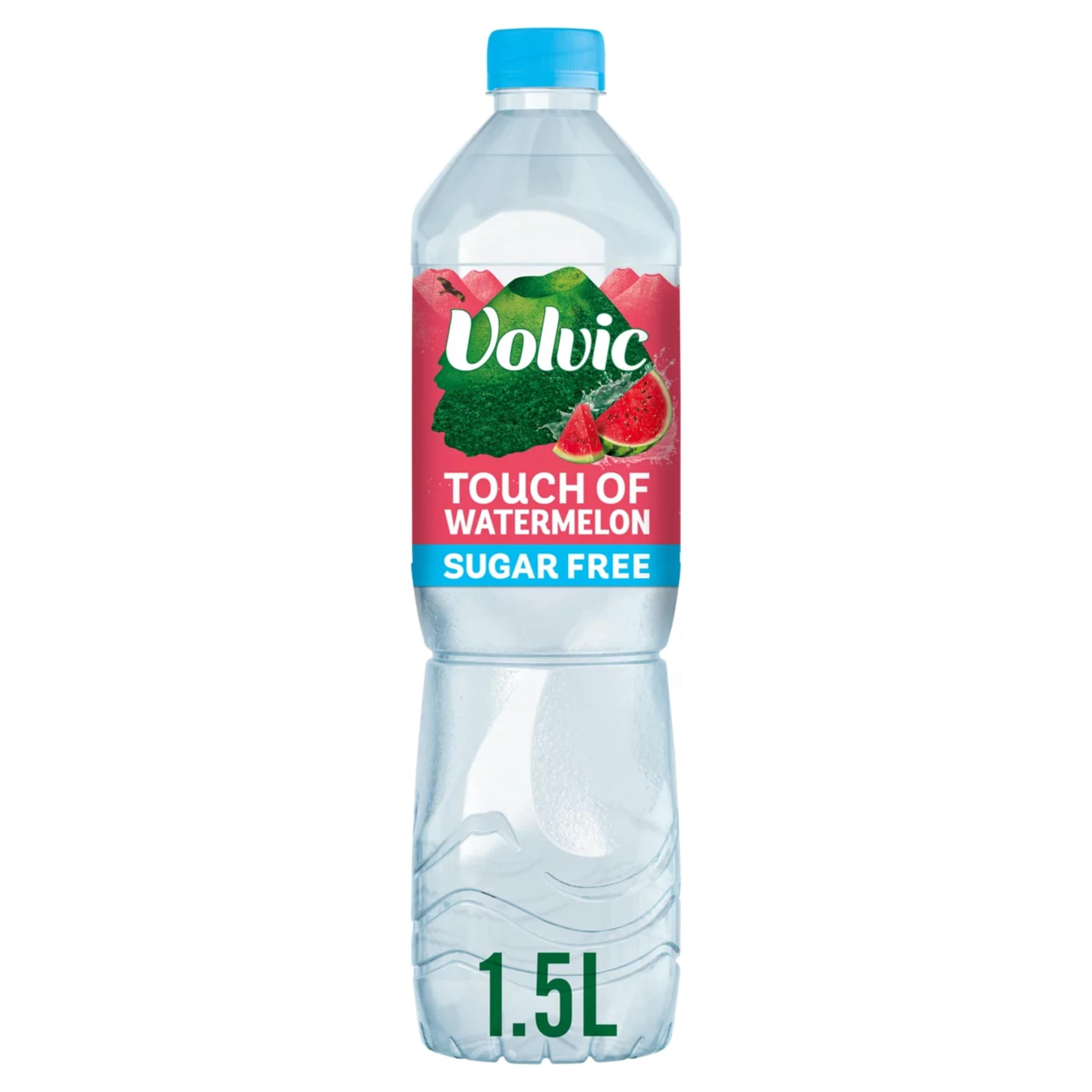Volvic Touch of Fruit Watermelon Sugar Free Flavoured Water 1.5L, Imported from Britain