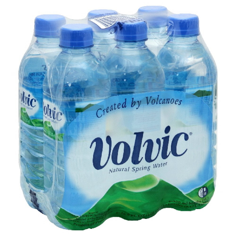 Volvic Water 6 pack, 16.9000-ounces (Pack of4)