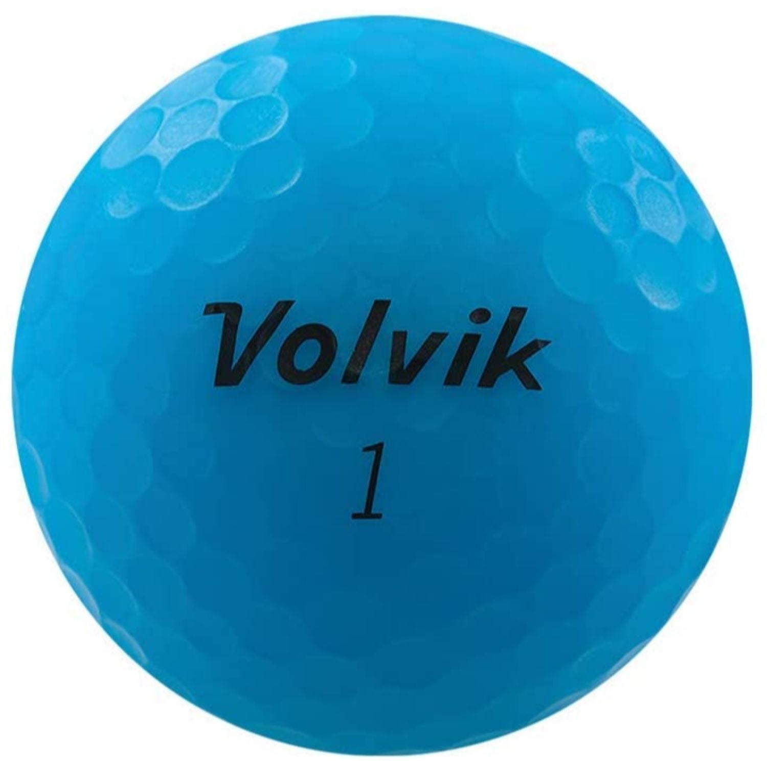 Volvik 2020 Vivid 3 Piece Golf Balls Matte Blue