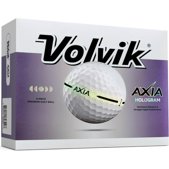 Volvik Axia Hologram Golf Balls (One Dozen)