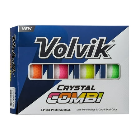 Volvik Crystal Combi Golf Balls (One Dozen)