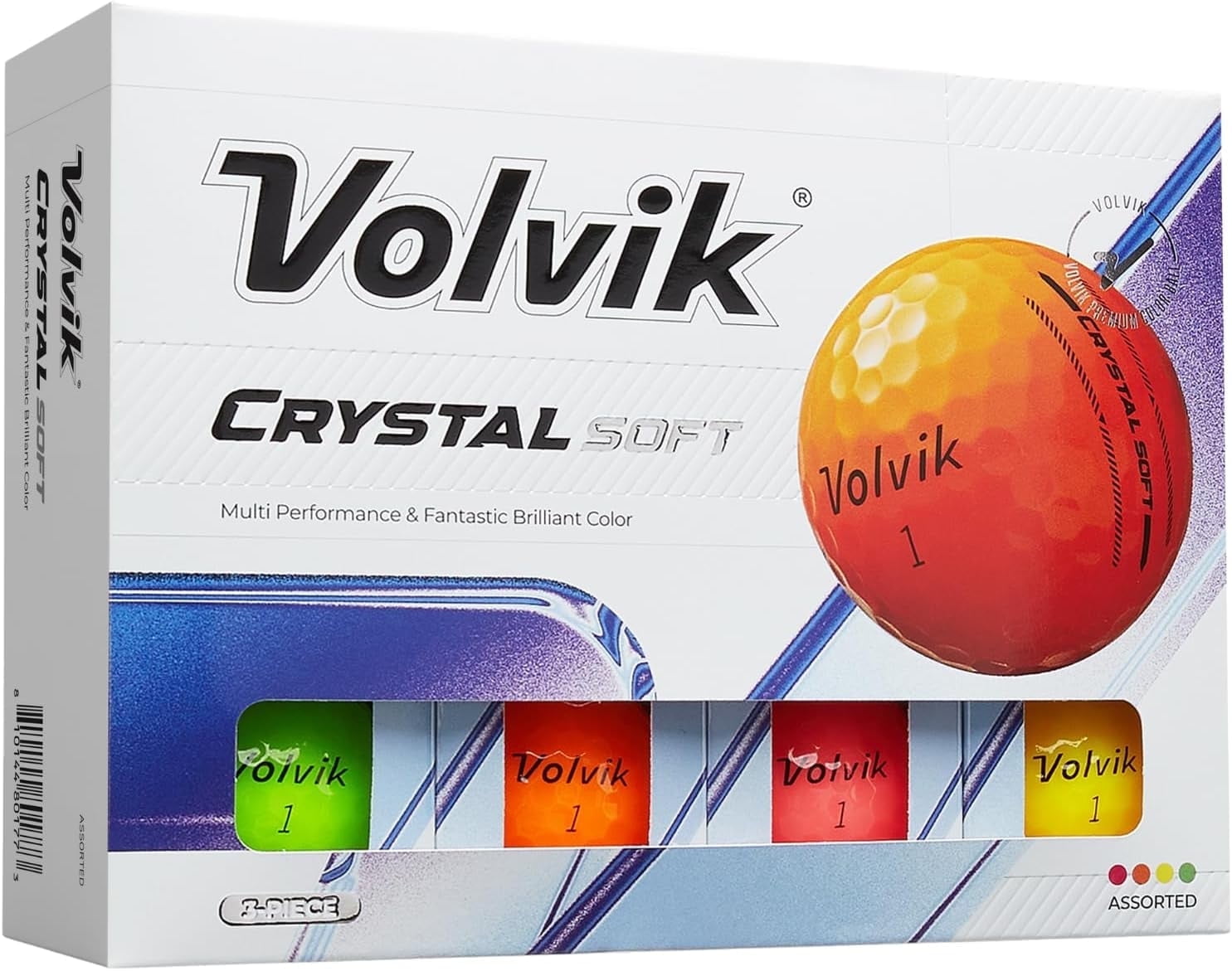 Volvik Crystal Soft Golf Balls (One Dozen)(Assorted)