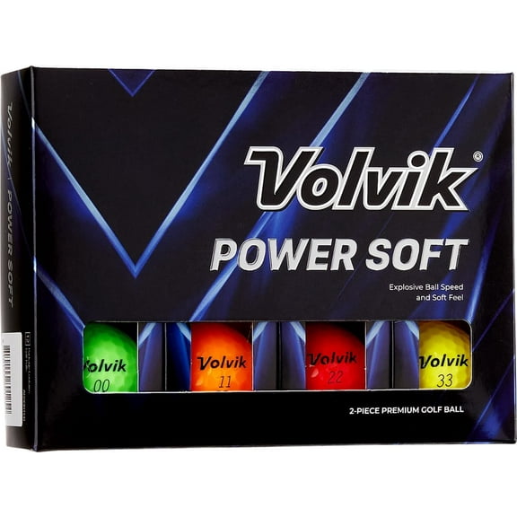 Volvik Power Soft Golf Balls (One Dozen)(Assorted)