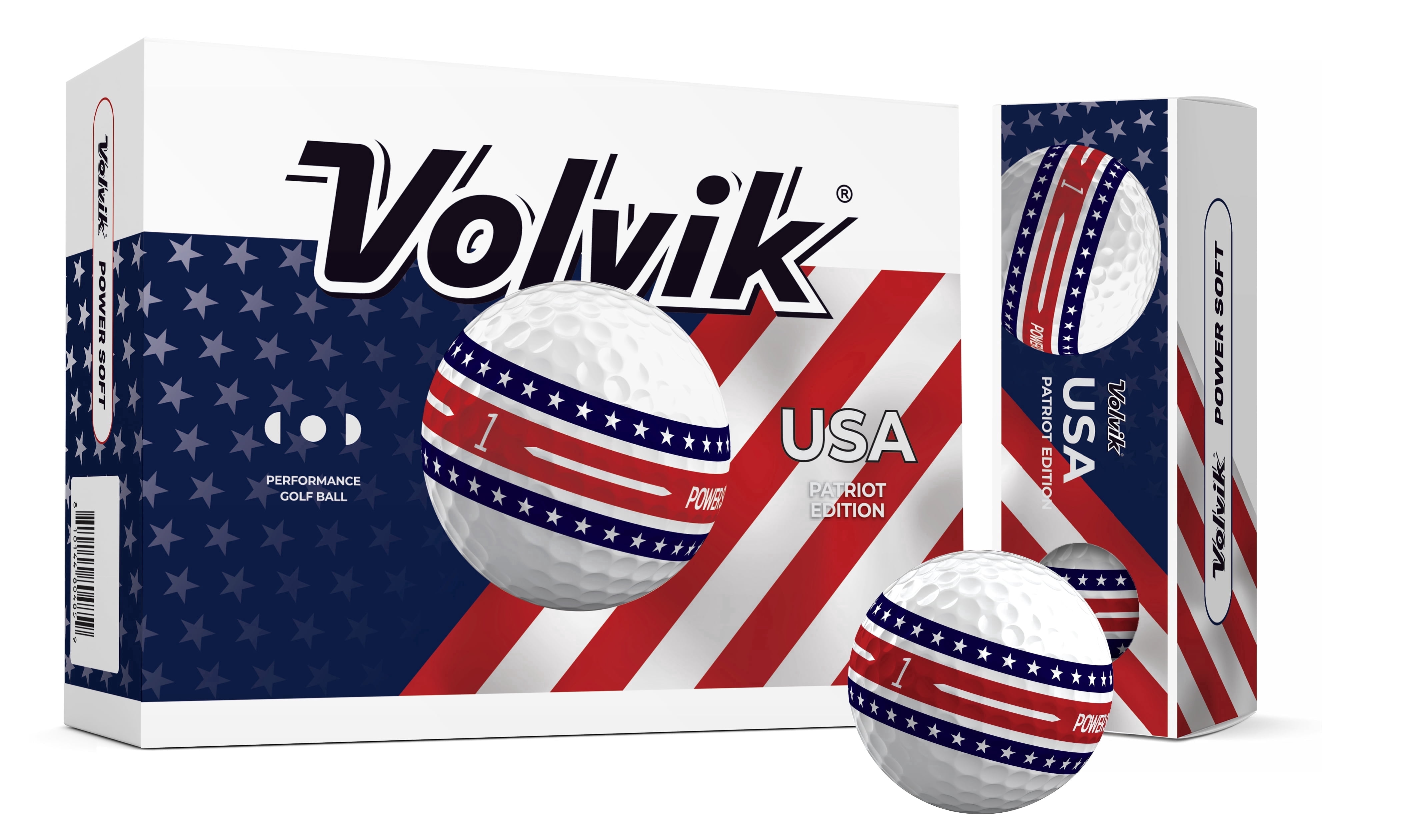 Volvik Power Soft Volvik, Golf Ball, Power Soft Patriot Edition, Red - Walmart.com