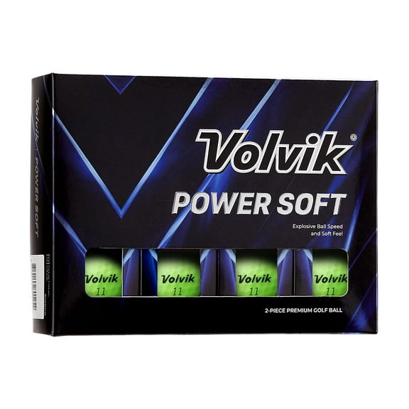 Volvik Power Soft Golf Balls (One Dozen)(Green)