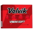 thumbnail image 1 of Volvik Golf ViMax Soft Matte Finish Golf Balls 12 (1 Dozen), Matte Red -, 1 of 2