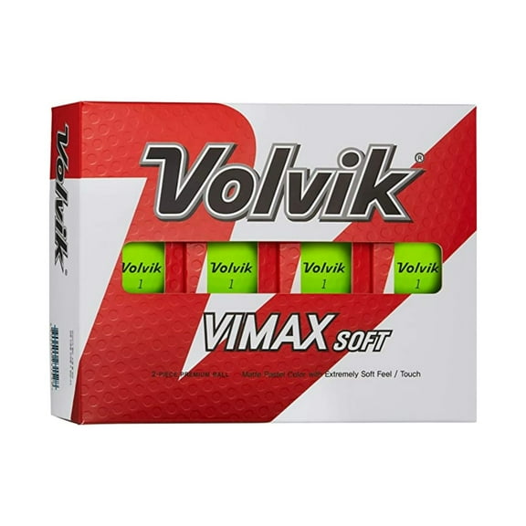 Volvik Vimax Soft Golf Balls Matte Green 12pk