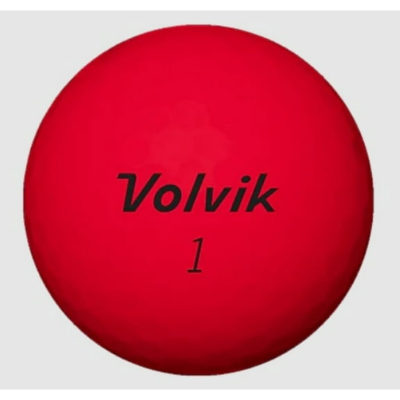 Volvik Vimax Soft Golf Balls (Matte Red, 3pk) 1 Sleeve 2023 NEW