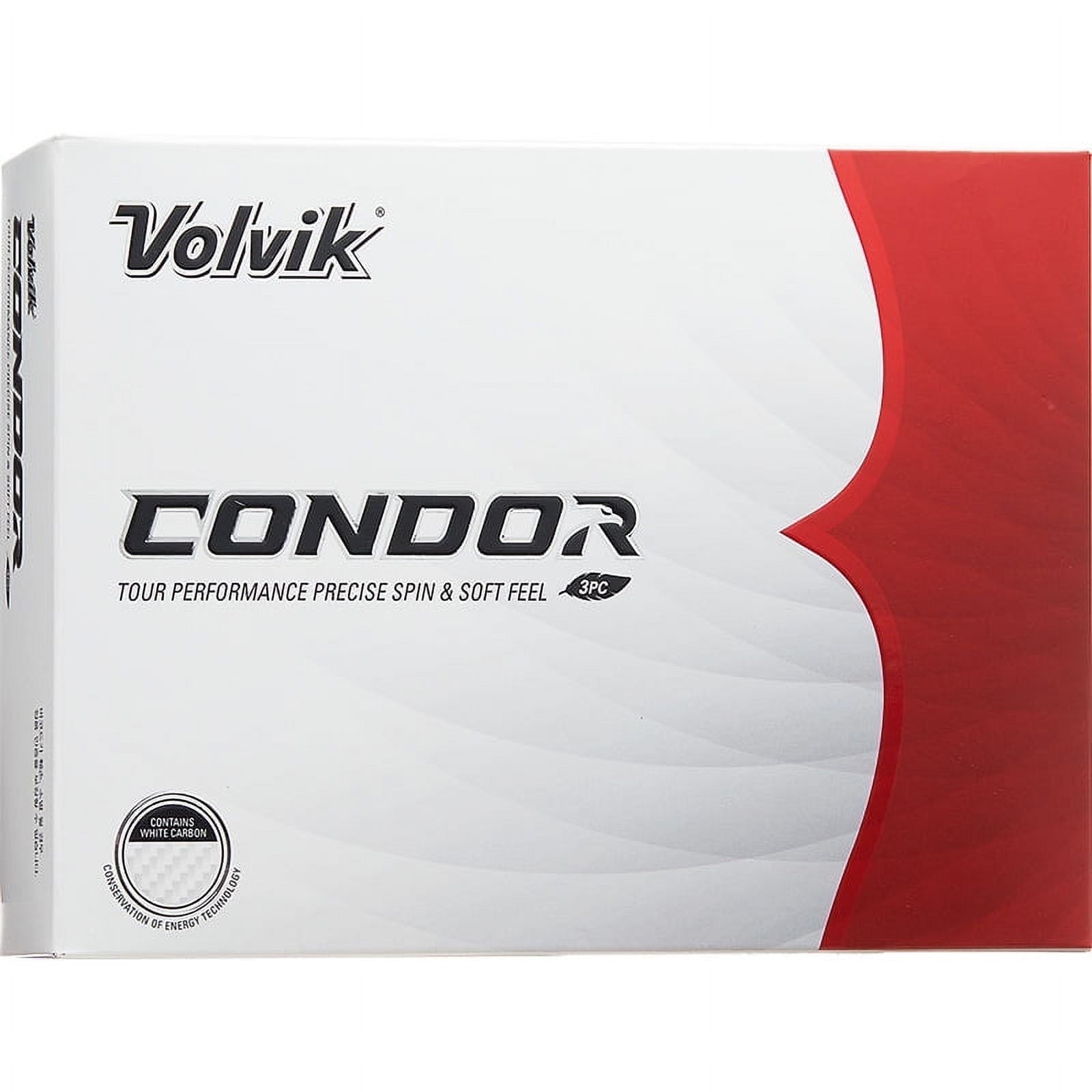 Volvik Condor Golf Balls (One Dozen)(White)