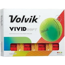 Volvik Vivid Soft Golf Balls (One Dozen) (Pink)
