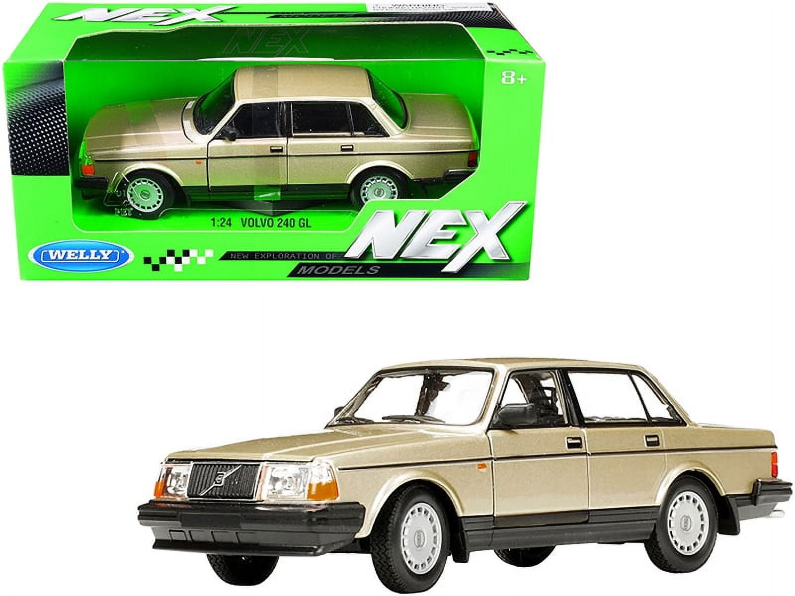 Volvo 240 GL Gold Metallic NEX Models 1/24 Diecast Model Car by