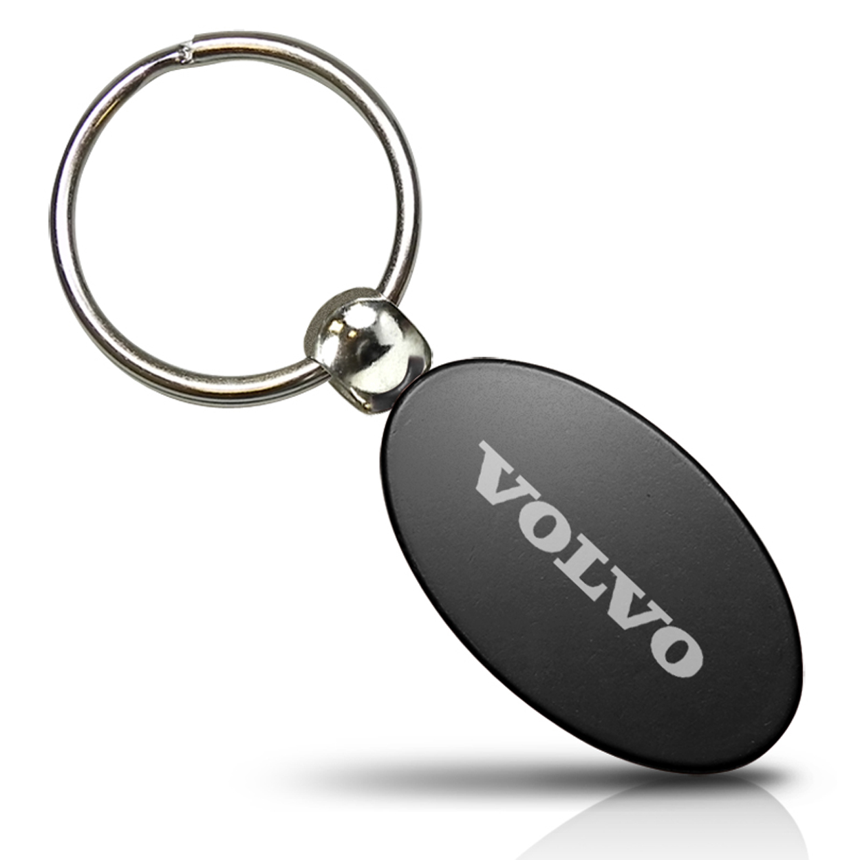 Voco Key Chain Volvo Black Aluminum Oval Key Chain - Walmart.com