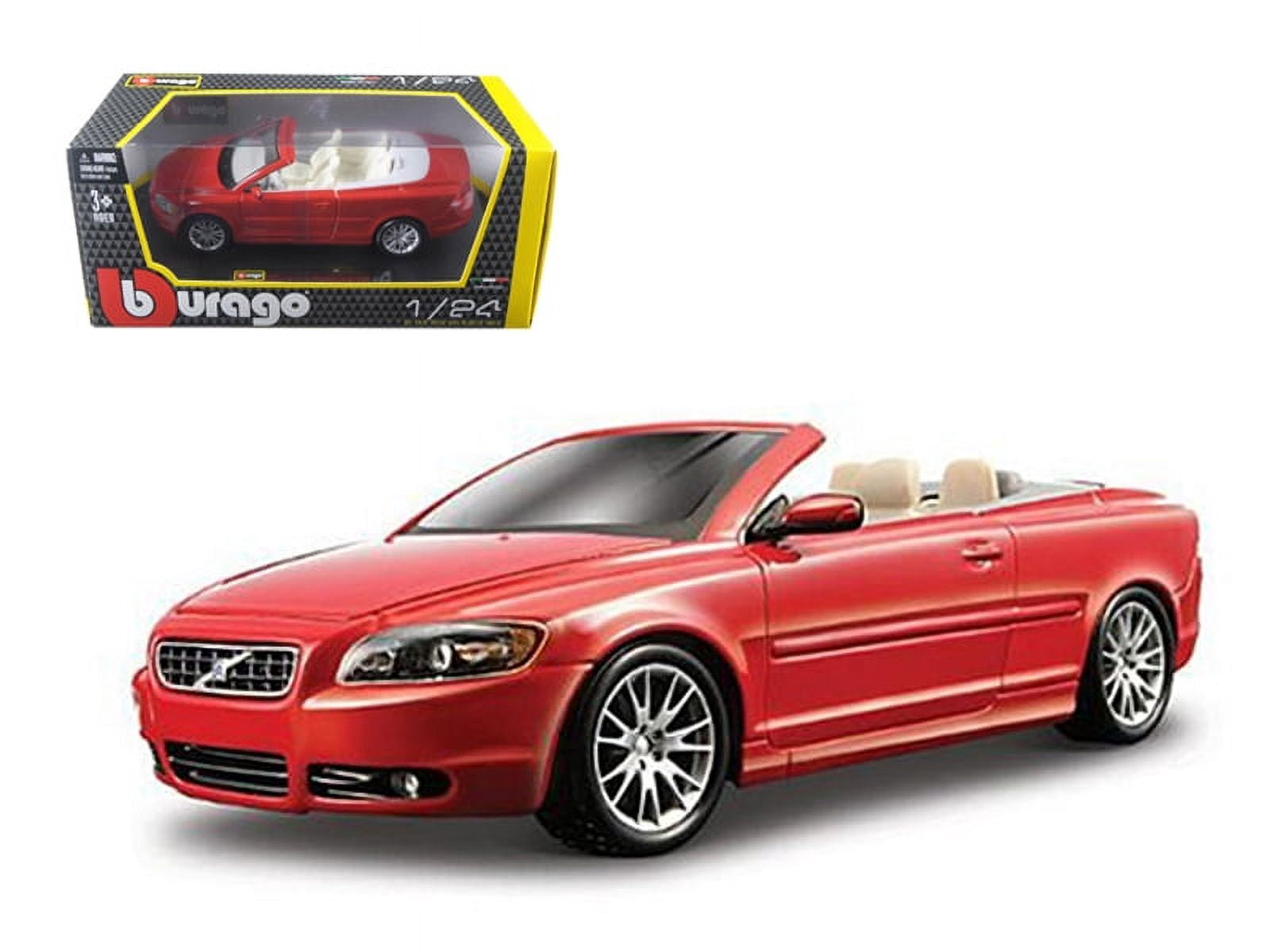 Volvo C70 Convertible Red 1/24 Diecast Model Car by Bburago