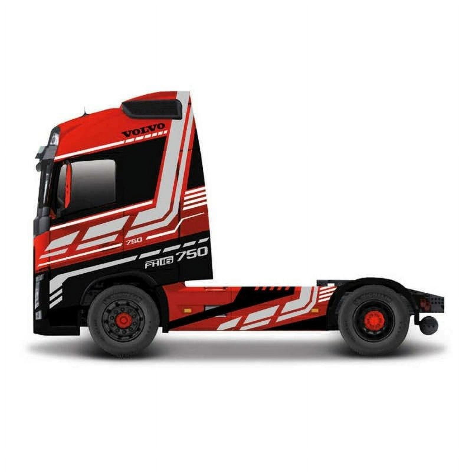 Bburago B18-31461T Street FIRE HAULERS met aanhangwagen gegoten vrachtwagen-Volvo FH16 Globetrotter 750 XXL-1:43 schaal-verzamelbaar speelgoedmodel, verschillende ontwerpen en kleuren