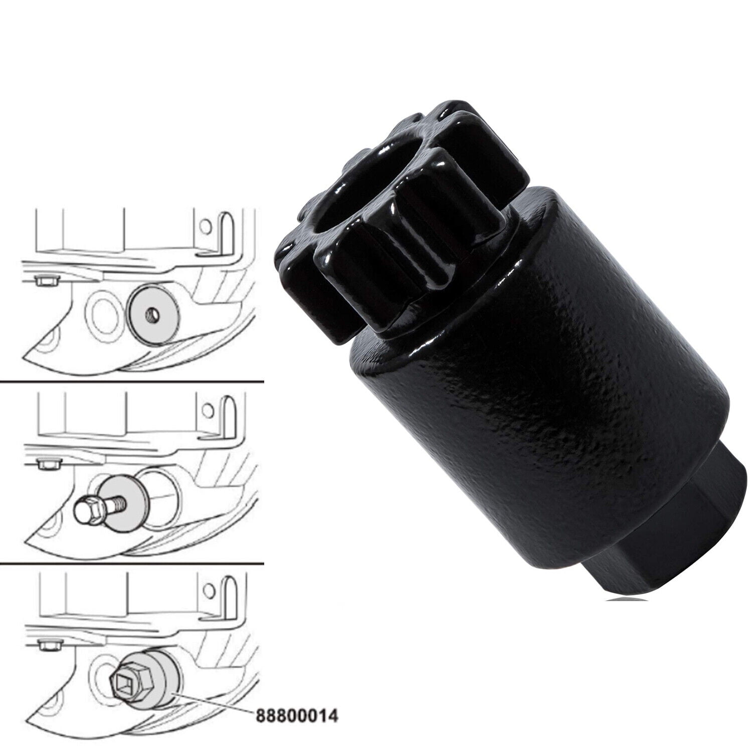 Volvo & Mack Flywheel Turning Tool 88800014 for D11 D13 D16;MP7 MP8