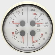 Volvo Penta Boat Multifunction Gauge VP3885215 | VDO 4 1/4 Inch White