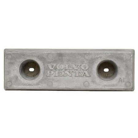 Volvo Penta Boat Transom Anode 3889901 | 16 1/2 x 5 1/4 x 2 Inch Gray