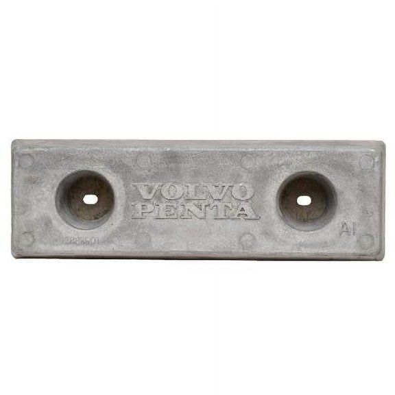 Volvo Penta Boat Transom Anode 3889901 | 16 1/2 x 5 1/4 x 2 Inch Gray