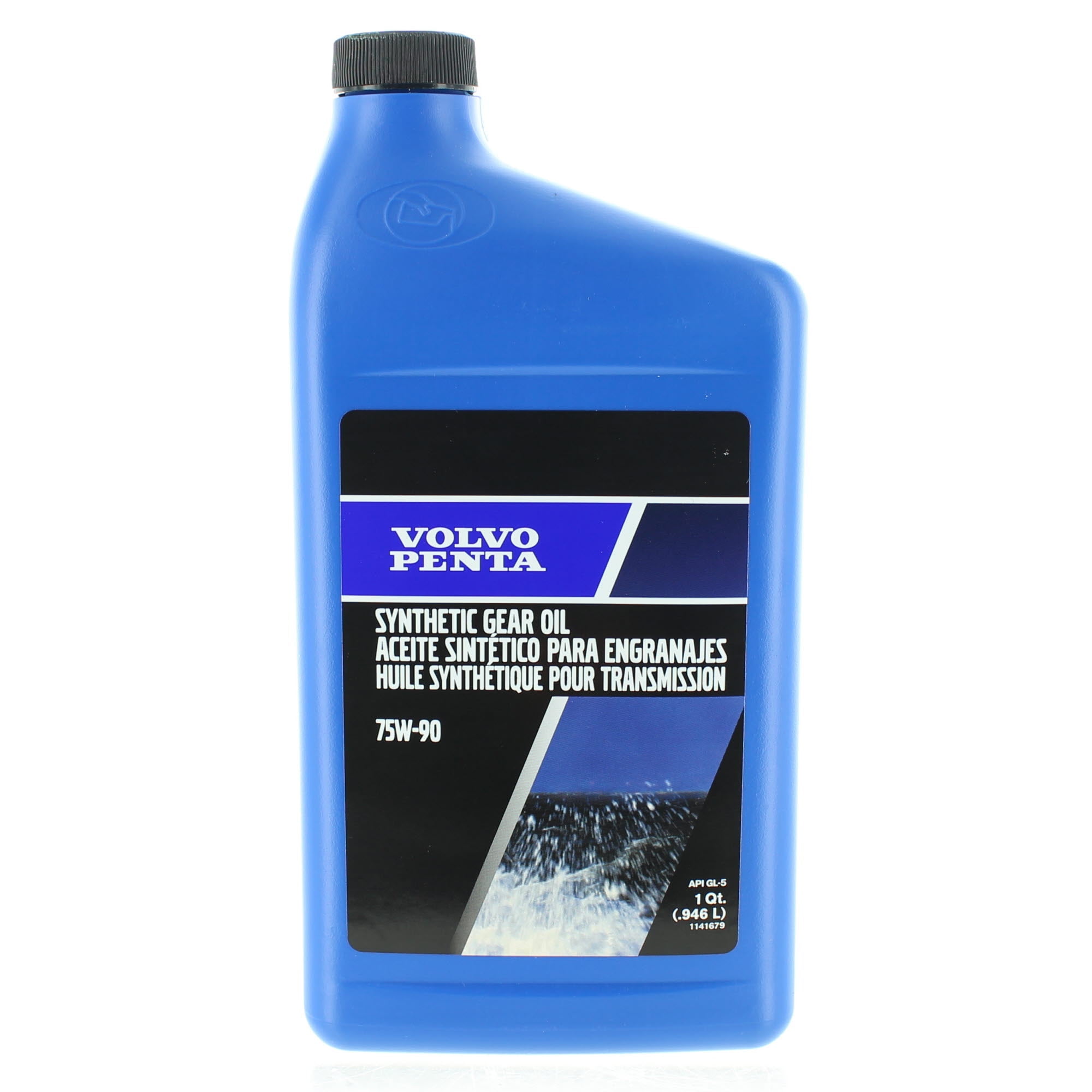Volvo Penta New OEM 1qt Full Synthetic GL-5 Transmission Oil, 75W-90, 1141679 Volvo Penta New OEM 1qt Full Synthetic GL-5 Transmission Oil, 75W-90, 1141679