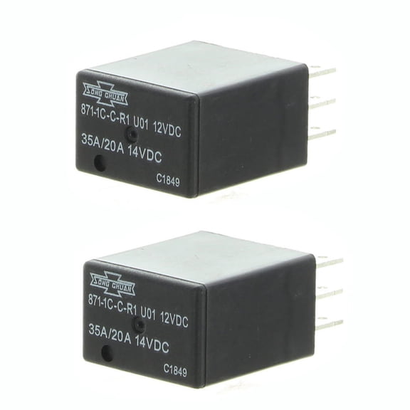 Volvo Penta New OEM Ignition Starter/Trim & Tilt Fuse Relay, Pack Of 2, 3841366