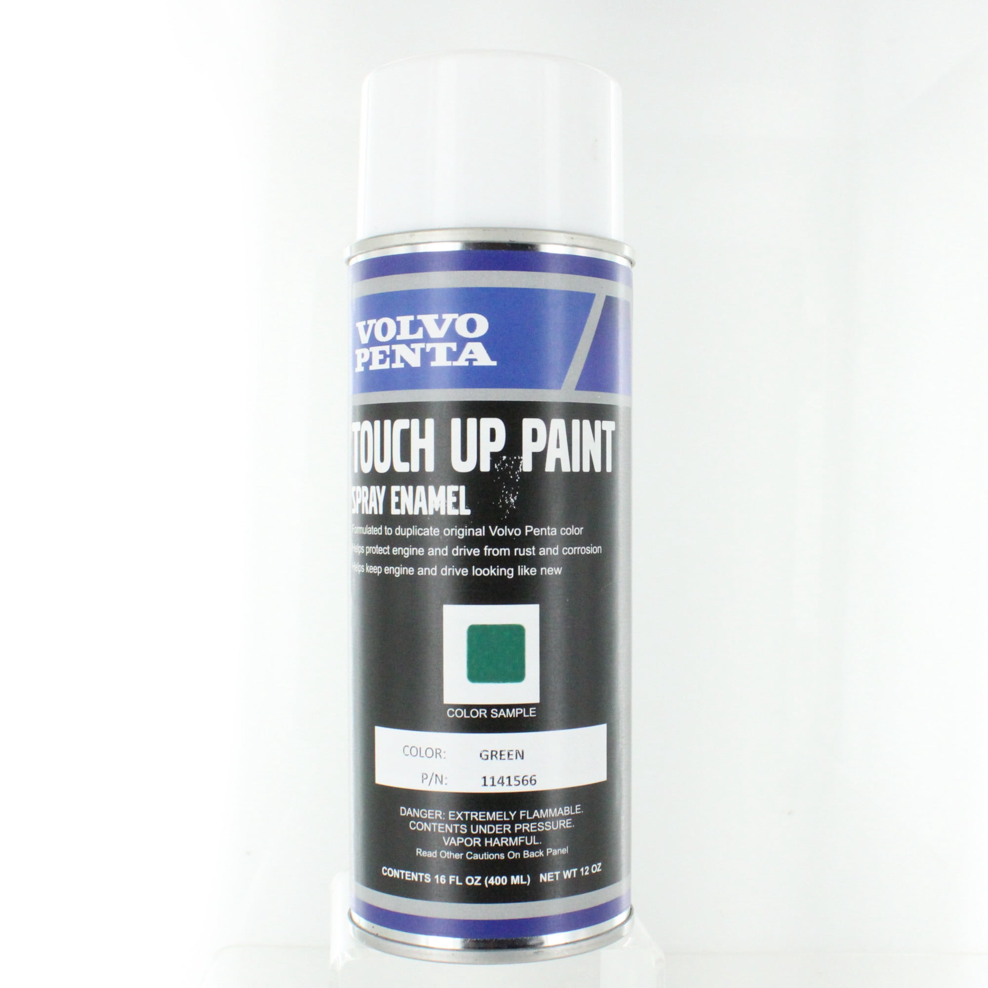 Volvo Penta New OEM Spray Enamel Touch Up Paint Green, 1141566