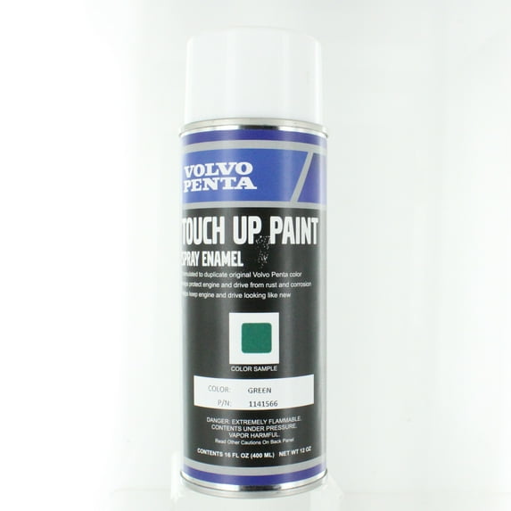 Volvo Penta New OEM Spray Enamel Touch Up Paint Green, 1141566