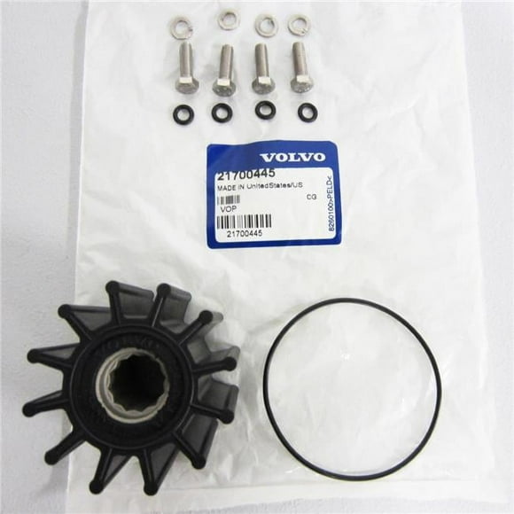 Volvo Penta Sea Water Cooling Pump Impeller Kit New OEM 21700445 V8 380