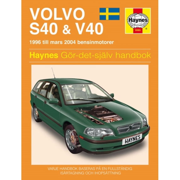 Volvo S40 & V40 Service and Repair Manual 2015 (Swedish Language) (Paperback)