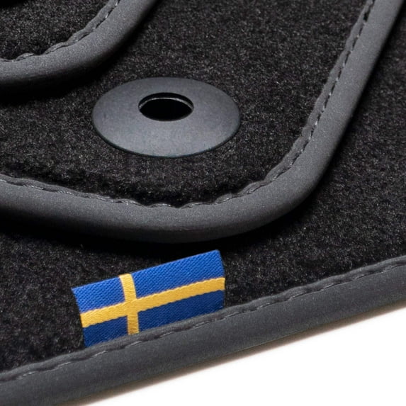 Volvo S90 V90 Floor Mats - First Generation - Flag Tag