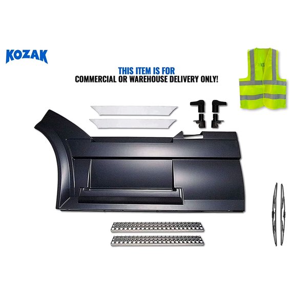 Compatible with VNL 2004-2017 Front Step Fairing Panel Left Side w/ Fairing Handle, Steps, Trims