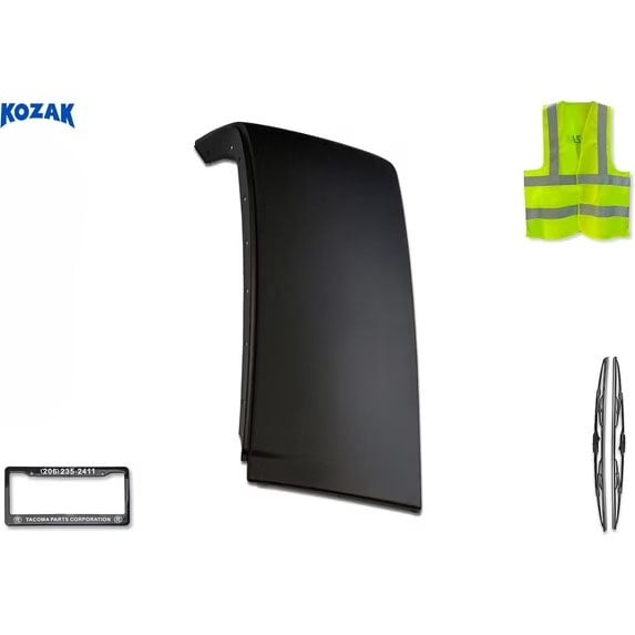 Compatible with Volvo Volvo VNL 2004-2017 Upper Wind Cab Cabin Fairing, Left Driver Side