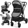 thumbnail image 1 of Vomeast Baby Stroller, Foldable Lightweight Travel Stroller, Reversible Seat, 5-Point Harness, Adjustable Canopy, Gray, 1 of 14