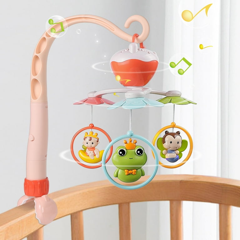 Vomeast Crib Mobile Baby Crib Mobile with Timing Function and