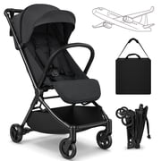 Vomeast Baby Stroller for Airplane, Portable Lightweight Travel Stroller for Infants and Toddlers, 12 lb, Black