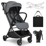 Vomeast Baby Stroller for Airplane, Portable Lightweight Travel Stroller for Infants and Toddlers, 12 lb, Gray