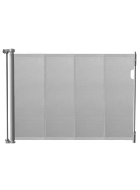 Bulubaky Extra Tall Safety Retractable Baby Gate Adjustable Wide Retractable Dog