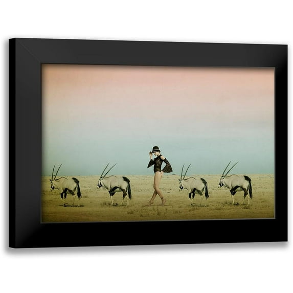 Von Diepenbroek, Christine 14x11 Black Modern Framed Museum Art Print Titled - Africa Iv