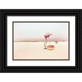 thumbnail image 1 of Von Diepenbroek, Christine 32x23 Black Ornate Wood Framed with Double Matting Museum Art Print Titled - Donutbeach, 1 of 4