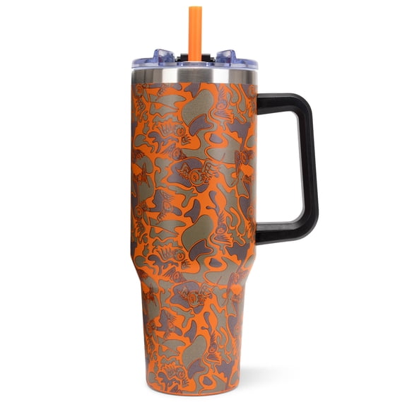 Von Dutch 40oz Camoscope Double Walled Insulated Stainless Steel Tumbler