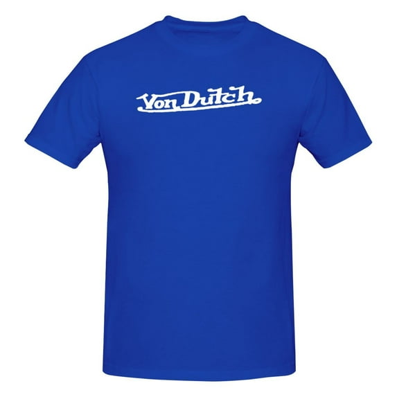 Von Dutch Men'S Basic Short Sleeve T-Shirt Blue Medium