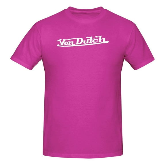 Von Dutch Men'S Basic Short Sleeve T-Shirt Fuchusia 3x-Large