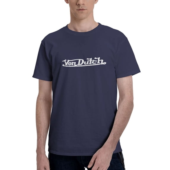 Von Dutch Men'S Basic Short Sleeve T-Shirt Navy Blue 3x-Large