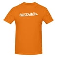 thumbnail image 1 of Von Dutch Men'S Basic Short Sleeve T-Shirt Orange Medium, 1 of 5