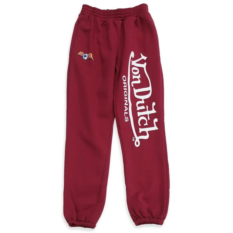 Von Dutch Men s Flying Eyeball Graphic Print Jogger Sweatpants X