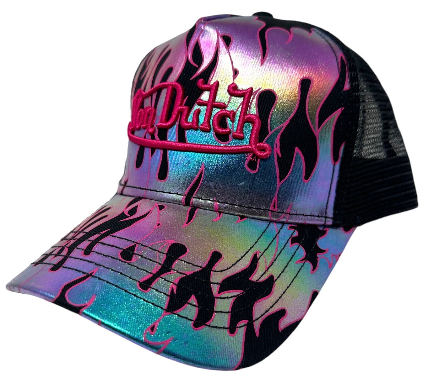 【Von Dutch】ボン ダッチ◇City Of Angels Trucker キャップ Von Dutch Trucker Hat City Of Angels Purple Flame