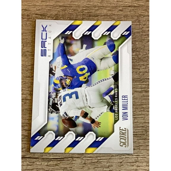 Panini Von Miller Los Angeles Rams NFL 2022 Score: Sack Attack SA-VM Trading Card