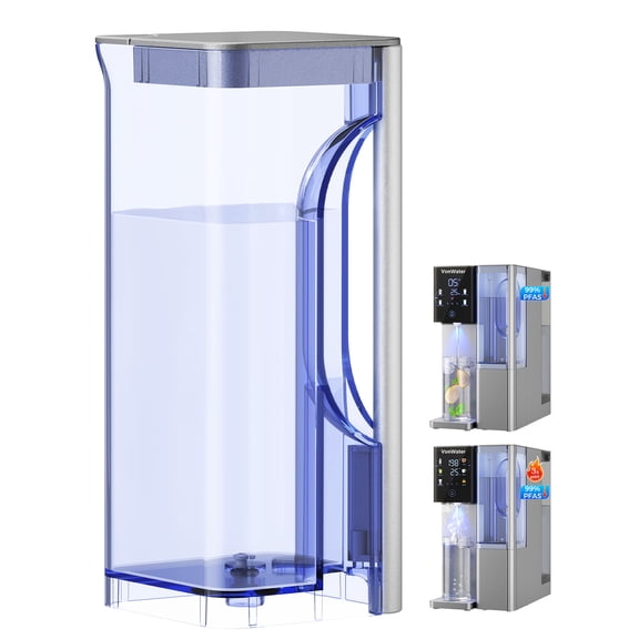 VonWater CT910WP(Gray) Pure Water Pitcher for CT910 CT910H CT910G CT910GH Countertop RO System -1.2L/40.6oz