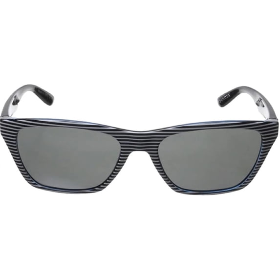 VonZipper Men's Booker Sunglasses,One Size,White Stripes Blue w/Gray Lens