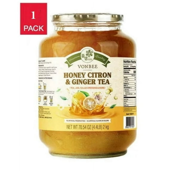Vonbee Honey Citron & Ginger Tea 4.4 lb