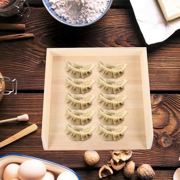 LOLIPPYY Fridge Storage Cases Wood Quick Freezing Food Storage 1Pcs